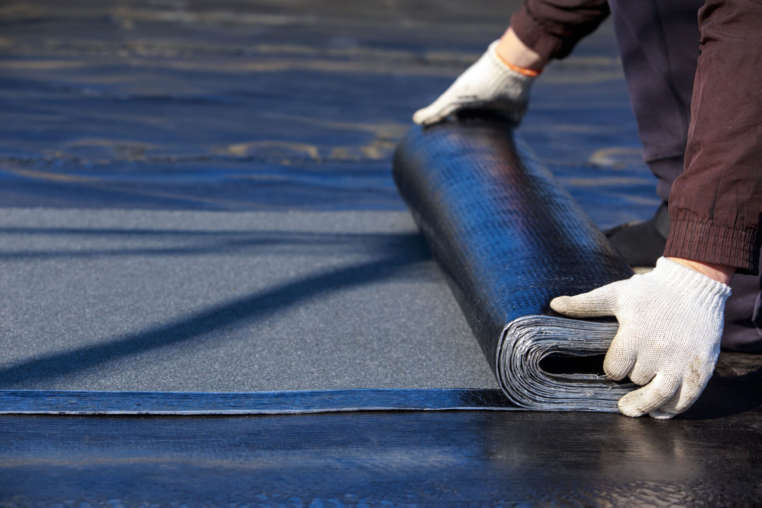 New Flat Roof Installation
